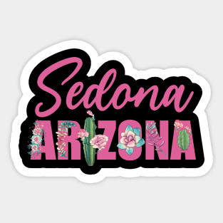 Women's Sedona Arizona Beautiful Succulent Cactus Desert Sticker